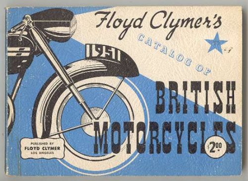 Image for Floyd Clymers catalog of BRITISH MOTORCYCLES Floyd Clymers catalog of BRITISH MOTORCYCLES