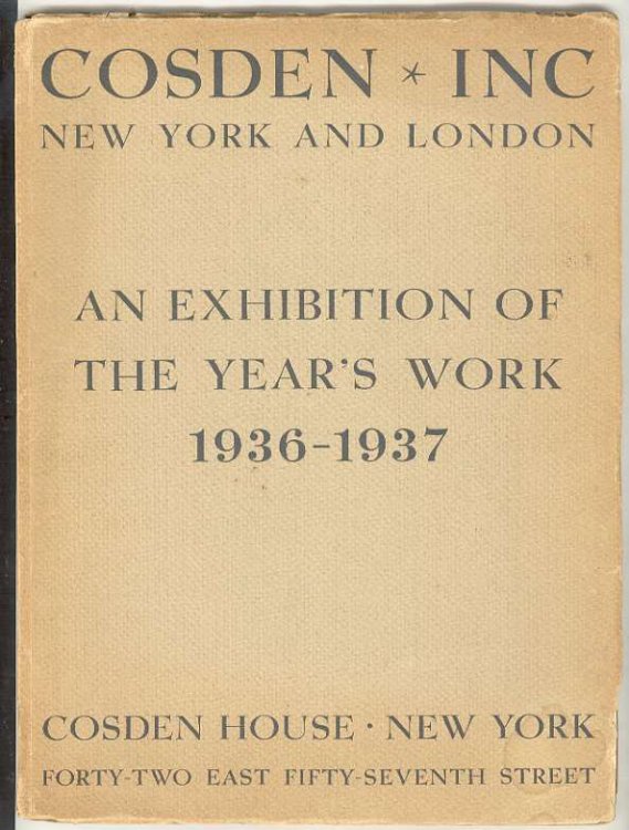 Image for AN EXHIBITION OF THE YEAR'S WORK 1936-1937 AN EXHIBITION OF THE YEAR'S WORK 1936-1937