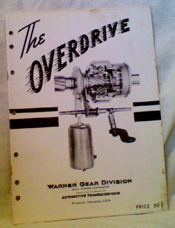 Image for Instruction Manual: The Warner Automatic OVERDRIVE Instruction Manual: The Warner Automatic OVERDRIVE