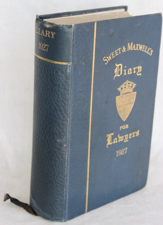 Street & Maxwell's Diary for Lawyers for 1927. Thirty-Fifth Edition.