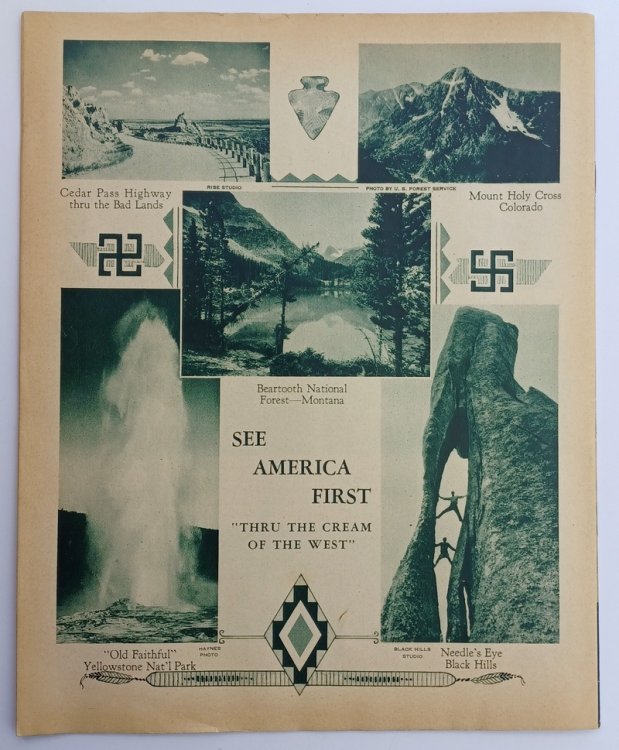 To the AMERICAN WONDERLAND. The Black Hills of South Dakota and scenes in Colorado, Nebraska, Montana, Minnesota and Wyoming. Thru the 