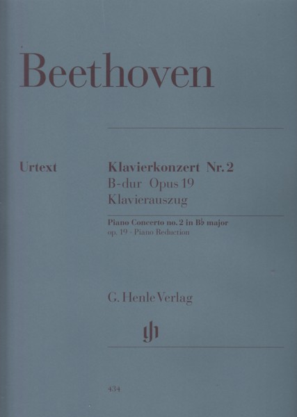Piano Concerto No.2 in B flat major, Op.19 - Piano reduction