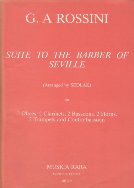 Suite to The Barber of Seville for 11 wind - Score & Parts