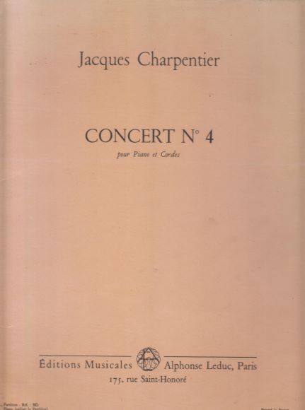 Concert No.4 for Piano and Strings - Full Score