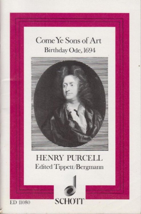 Come Ye Sons of Art, Birthday Ode, 1694 - Study Score