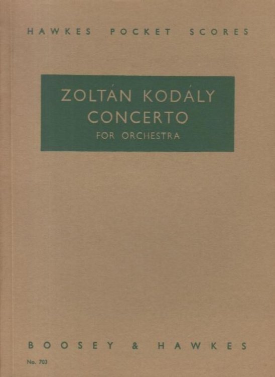 Concerto for Orchestra - Study Score
