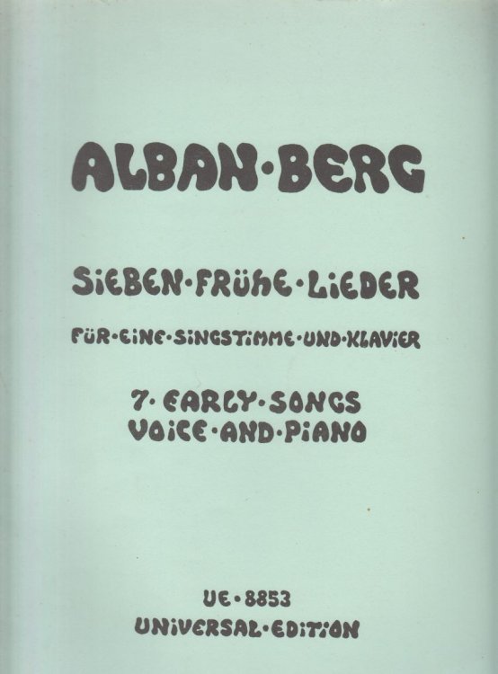 Image for 7 Early Songs - Voice & Piano 7 Early Songs - Voice & Piano