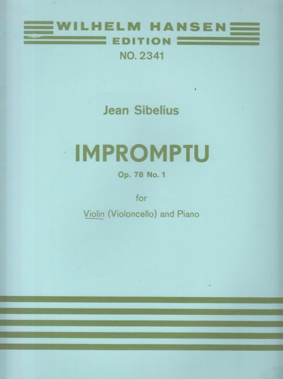Image for Impromptu, Op.78 No.1 for Violin (Cello) & Piano Impromptu, Op.78 No.1 for Violin (Cello) & Piano