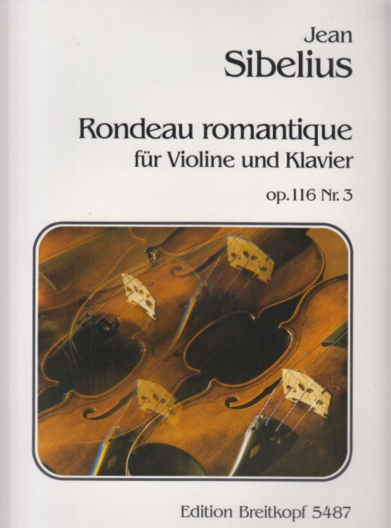 Image for Rondeau Romantique for Violin & Piano, Op.116 No.3 Rondeau Romantique for Violin & Piano, Op.116 No.3