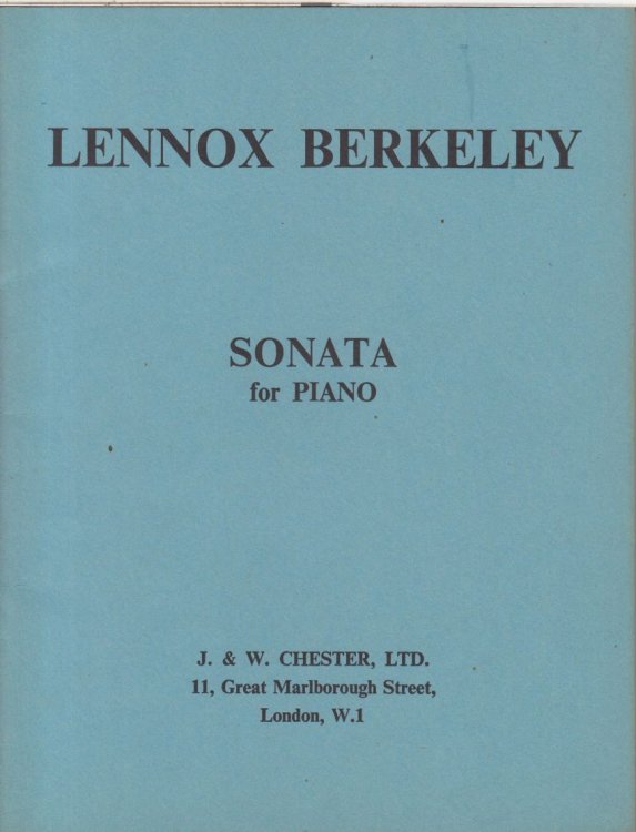 Image for Piano Sonata Piano Sonata