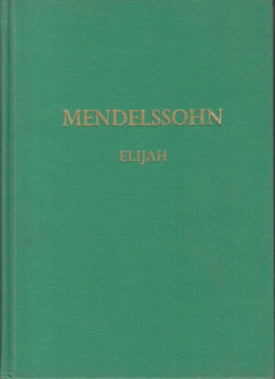 Image for Elijah, Op.70 - Study Score Elijah, Op.70 - Study Score
