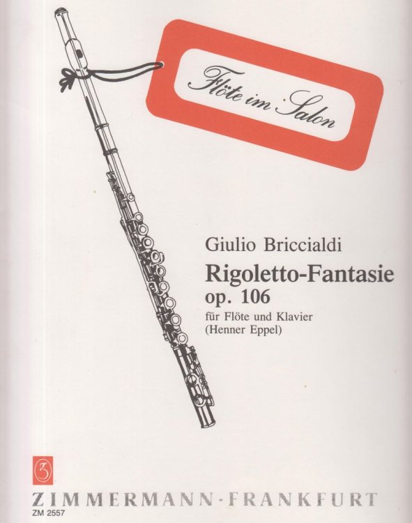 Rigolrtto Fantasie, Op106 for Flute and Piano