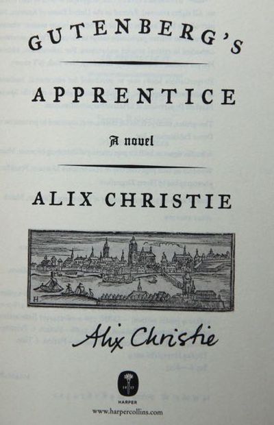 Gutenberg's Apprentice (Signed, First Printing)