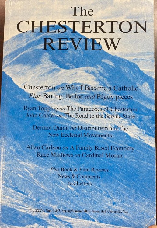 Image for The Chesterton Review (Vol. XXXVI, Nos. 1 & 2. - Spring/Summer, 1987) The Chesterton Review (Vol. XXXVI, Nos. 1 & 2. - Spring/Summer, 1987)