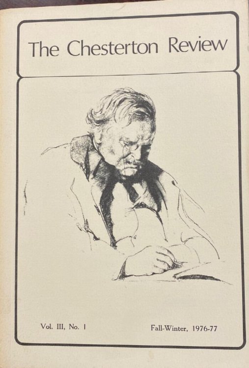 Image for The Chesterton Review (Vol. III, No. 1 - Fall-Winter, 1976-77) The Chesterton Review (Vol. III, No. 1 - Fall-Winter, 1976-77)