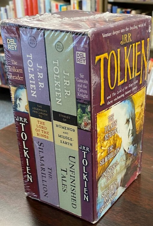 Tolkien Fantasy Tales Box Set (The Tolkien Reader / The Silmarillion / Unfinished Tales / Sir Gawain and the Green Knight)