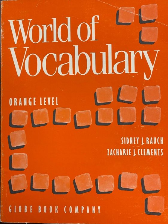 Image for World of Vocabulary: Orange Level (Globe Book Company) World of Vocabulary: Orange Level (Globe Book Company)