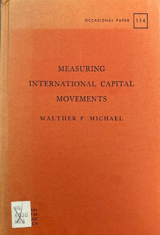 Image for Measuring International Capital Movements (Occasional Paper 114) Measuring International Capital Movements (Occasional Paper 114)