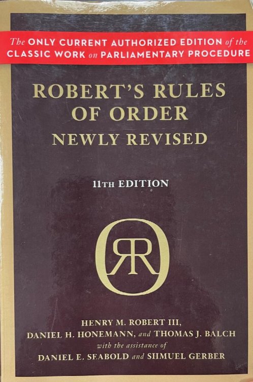 Image for Robert's Rules of Order - Newly Revised (11th Edition) Robert's Rules of Order - Newly Revised (11th Edition)
