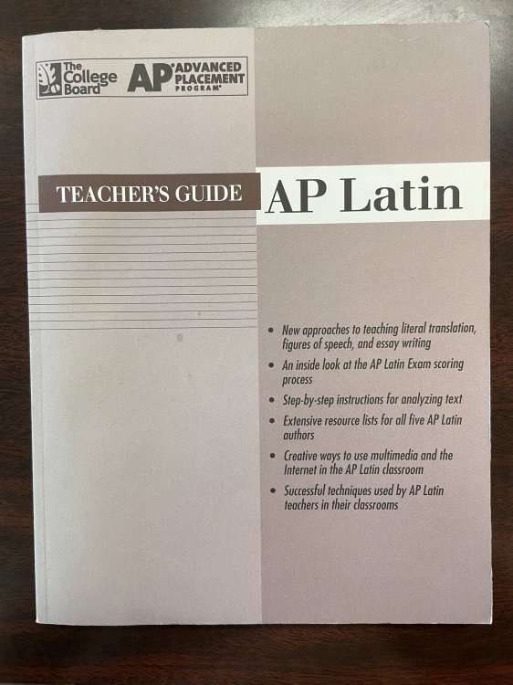 Teacher's Guide - AP Latin