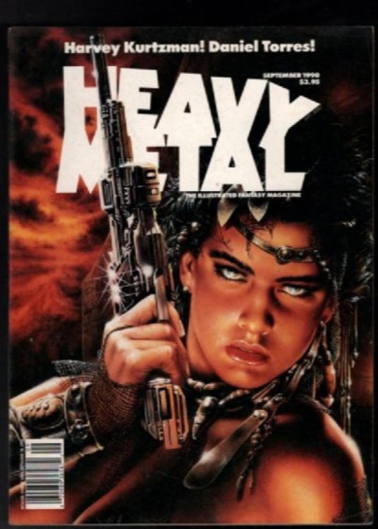 1990 Sept HEAVY METAL Magazine Harvey Kurtzman / Daniel Torres