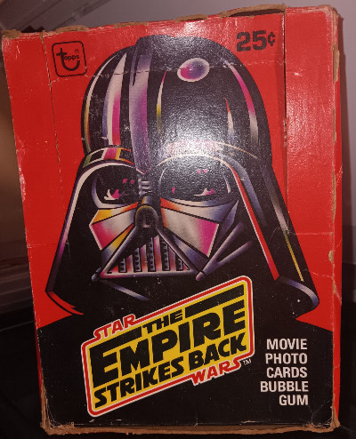 Topps The Empire Strikes Back movie photo cards BOX ONLY