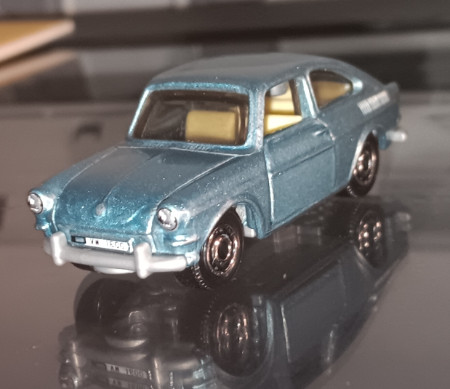2020 Matchbox 1965 VOLKSWAGEN TYPE 3 FASTBACK Moving Parts Metalflake Light Blue