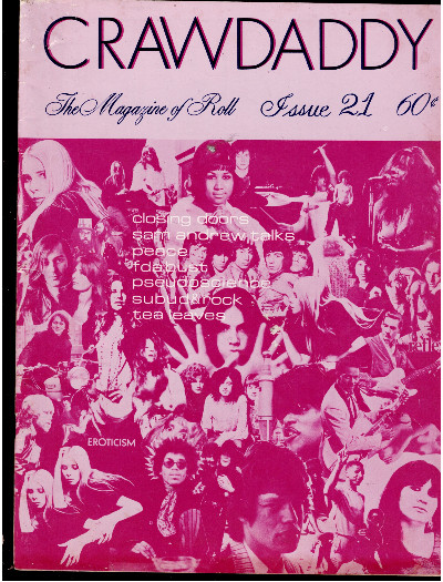 Crawdaddy Magazine Issue #21 April 1969 Jim Morrison / Sam Andrew