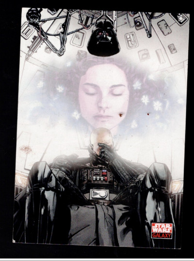 PROMO CARD: STAR WARS GALAXY SERIES 4 (Topps 2008) #P2 art by Joe Corroney