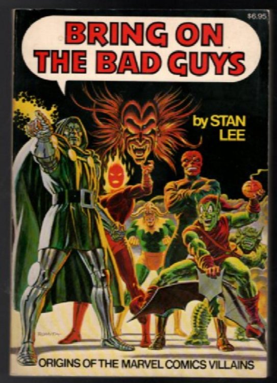 Bring on the Bad Guys: Origins of the Marvel Comics Villains-signed By Jack Kirby