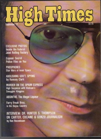 High Times Magazine #25 Sept 1977 Hunter S. Thompson, Absinthe, Phosphenes