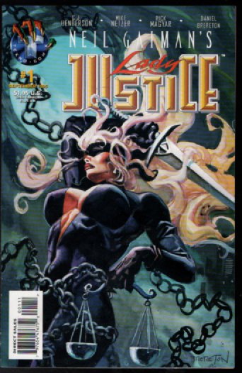 Neil Gaiman's Lady Justice #1 thru #11 (missing #7)