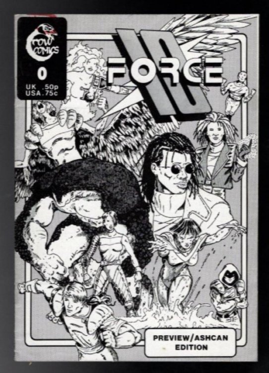 crow comics 10 force #0 ashcan