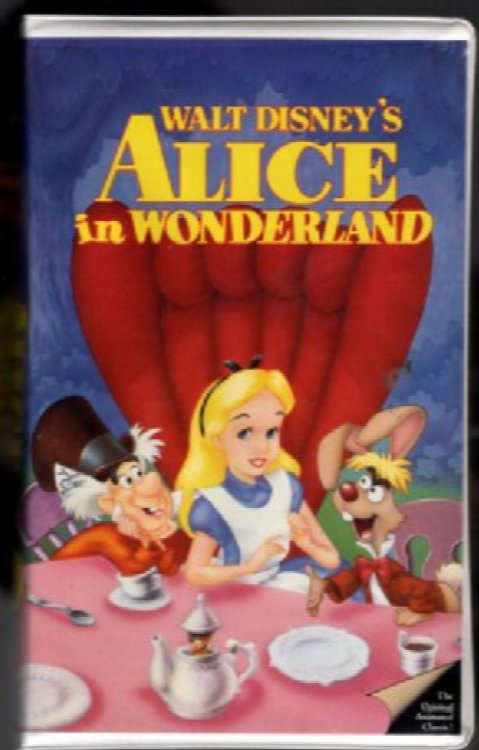 Walt Disney's Alice In Wonderland VHS Collectible Black DIamond Edition