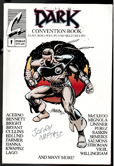 The Dark Convention Book The #1 Signed Continum Comic Book, 1992 Autograph