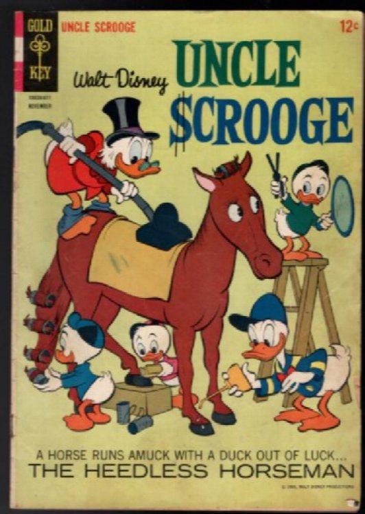 Uncle Scrooge (1953 series) #66 in Very Good + condition. Dell comics