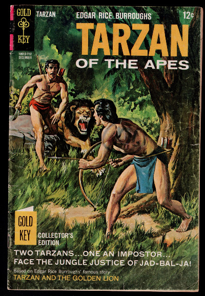 TARZAN #173Very good+ WHITE PAGES SILVER AGE COMIC GOLD KEY1967