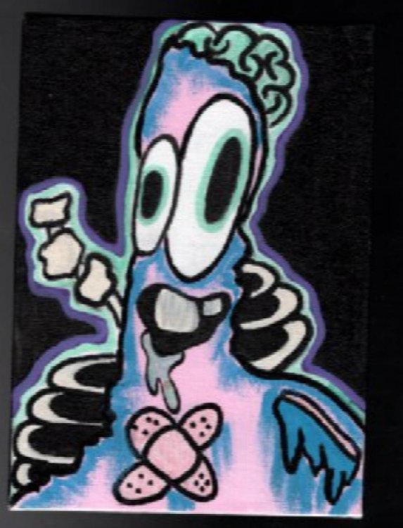 Symbiotic Patrick: by Paul the painter,signed.