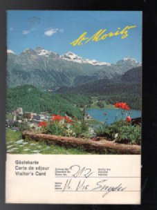 St.Moritz:Visitors card