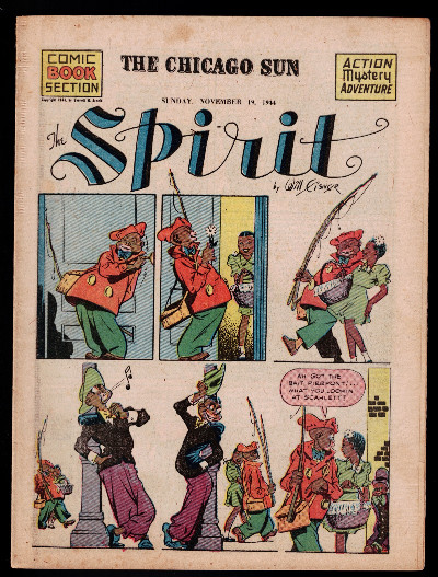 SPIRIT --JANUARY 19 1944-- THE CHICAGO SUN WILL EISNER