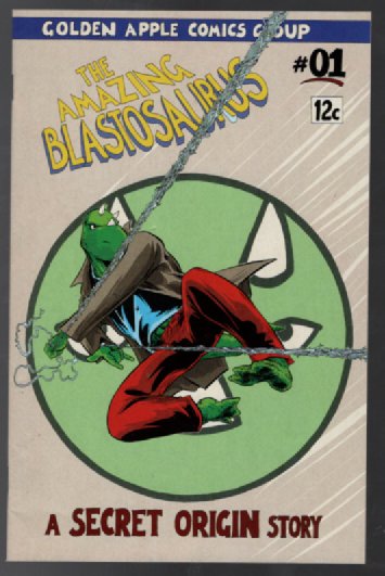 BLASTOSAURUS #3 B Golden Apple Books Richard Fairgray Amazing Spider-Man 300 Homage Variant