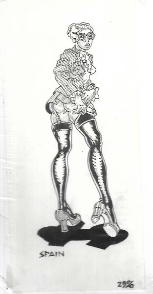 23% sketch by Spain Rodriguez signed measures 10
