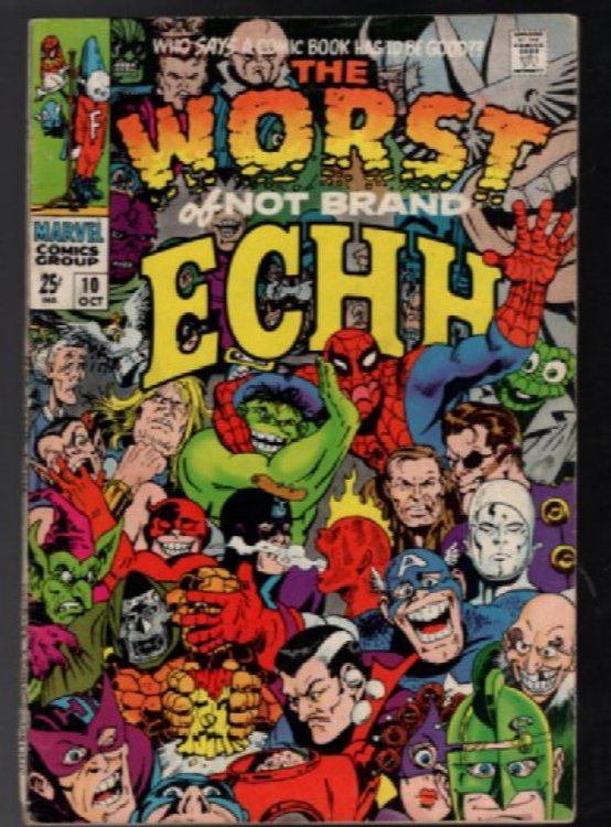 THE WORST OF NOT BRAND ECHH #10 (October, 1968) MARVEL PARODY SERIES GIANT SIZE
