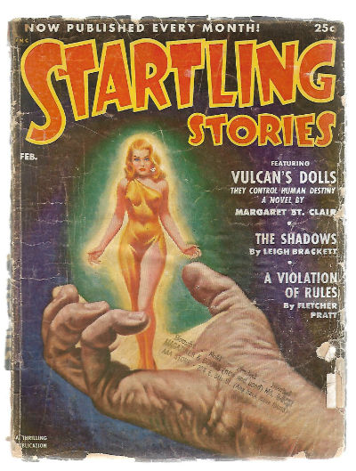 STARTLING STORIES; FEB 1952 - vintage science fiction pulp magazine