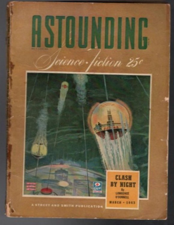 1943 March ASTOUNDING Science Fiction Pulp Magazine Lawrence O'Donnell