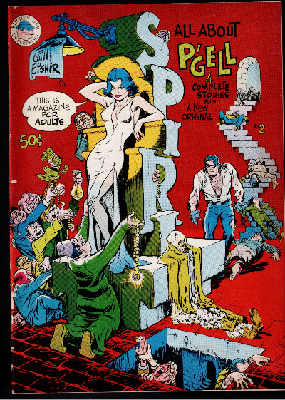 THE SPIRIT #2 ALL ABOUT P'GELL! 1973