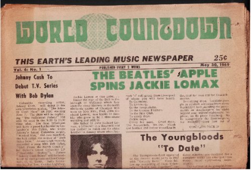 1969 World Countdown Music Magazine