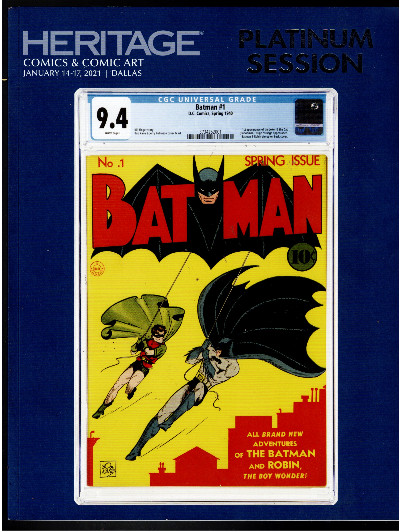 heritage comics and comic art january 14-17 Dallas 2021