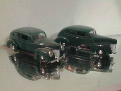 6 1:43 Scale model cars from the 1960's