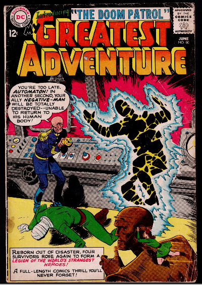 My Greatest Adventure #80 Origin and 1st Appearance Doom Patrol DC 1963